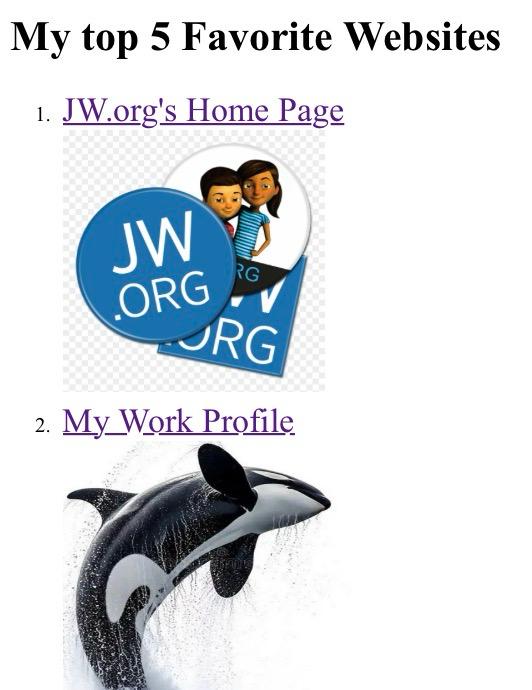 A site showing webites I like.